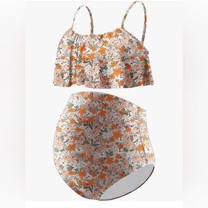 Maternity Ruffle Bikini - Medium